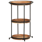 ZNTS Side Table Ø55x83 cm Solid Wood Acacia 4013510