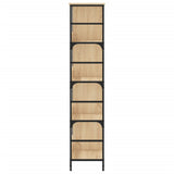 Bookshelf Sonoma Oak 78.5x33x153 cm Engineered Wood 835255