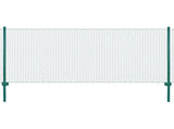 Wire Mesh Fence with Posts Steel 25x0.75 m Green 144614