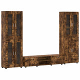TV Cabinet Set FLORIN 3 pcs Smoked Oak Engineered Wood 3398009