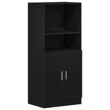 Kitchen Cabinet Black 57x41.5x131.5 cm Engineered Wood 860122