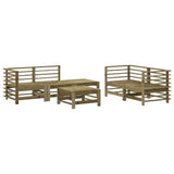 6 Piece Garden Lounge Set Impregnated Wood Pine 3186206