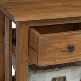 Sideboard Solid Mahogany Wood 100x30x50 cm 244488