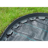 ZNTS Nature Garden Border Edging 5cmx10m Grey 442629