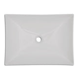 Bathroom Ceramic Porcelain Sink Art Basin White High Gloss 140700