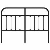 Metal Replace Headboard Black 150 cm 352612