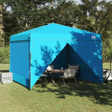 Canopy Tent Manual Blue 290 x 290 x 251 cm Fabric 42007383