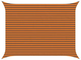 Sun Shade Sail Orange and Brown 4 x 4 m 100% Polyester Oxford 42030968