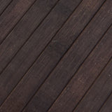 Rug Rectangular Dark Brown100x1000 cm Bamboo 376971