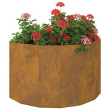 Planter Rusty 90 x 45 x 50 cm Weathering Steel 883716