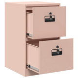 File Cabinet Geometric Pink 44 x 50 x 74.5 cm Cold-Rolled Steel 891593