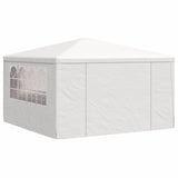 Professional Party Tent with Side Walls 4x4 m White 90 g/m 48525