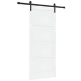 Sliding Door White 86 x 198.5 cm Solid Pine Wood 3333287