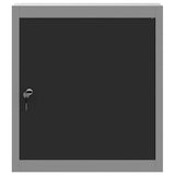 Tool Cabinet with Shelf Black and Grey 50 x 20 x 55 cm Steel 4103469