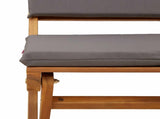 Garden Chair 8 pcs Dark Grey 38 x 46 x 85 cm Solid Acacia Wood 3416296