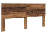 Bed Frame with Headboard Old Wood 150 x 200 cm Solid Pine Wood 3410999