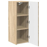 TV Wall Cabinet 2 pcs Sonoma 30 x 31 x 80 cm Engineered Wood 892294