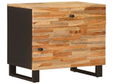 Bed cabinet with Drawer Brown 50 x 33 x 60 cm Solid Mango Wood 4018304