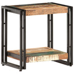 ZNTS Side Table 40x30x40 cm Solid Reclaimed Wood 320684