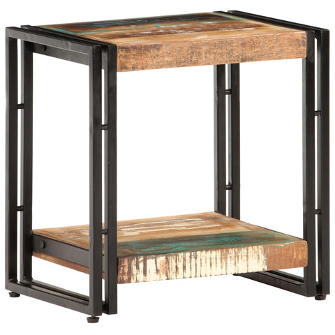 ZNTS Side Table 40x30x40 cm Solid Reclaimed Wood 320684