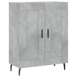 Highboard Concrete Grey 69.5x34x180 cm Engineered Wood 3189977