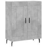 Highboard Concrete Grey 69,5x34x180 cm Engineered Wood 3198357