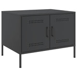 Coffee Table Black 68x50x50.5 cm Steel 843030
