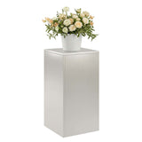 Plant Stand Silver 30 x 30 x 60 cm Steel 8012482