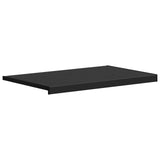 Window Sill Black with wood grain 100 x 50 x 4.5 cm PVC 42046882