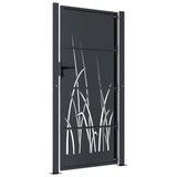 Garden Gate Anthracite 105x180 cm Steel Grass Design 153170