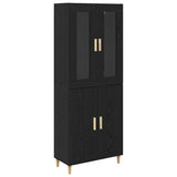 Highboard Black Oak 69.5 x 34 x 180 cm 3416199