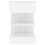 Bedside Cabinets 2 pcs White 40x35x65 cm Engineered Wood 808649