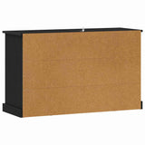 Sideboard Black Oak 100 x 35.5 x 60 cm Engineered Wood 881431