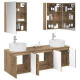Bathroom Cabinet Set 5 pcs Artisan Oak Engineered Wood 3406454