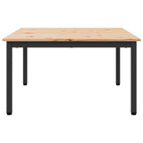 Coffee Table Natural 80 x 80 x 45 cm Solid Pine Wood 892767