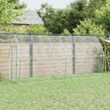 Chicken Cage Silver 400x105x182 cm Galvanised Steel 172556