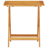 Folding Bistro Set Folding 3 pcs Brown Solid Acacia Wood 3375696