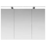 Bathroom Mirror Cabinet Concrete Grey 100 x 14.5 x 70 cm 889130