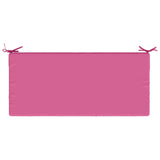 2-Piece Bench Cushions SOEST 2 pcs 100% Polyester Pink 950173