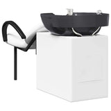 Shampoo Chair Manual White and Black 63 x 141 x 92 cm PVC 42009071