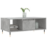 Coffee Table Concrete Grey 90x50x36.5 cm Engineered Wood 830584