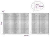 Gabion with 5 mm Wire and 5x2.5 cm Mesh 650x10x150 cm 3463519