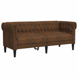 Sofa Brown 182.5 x 74.5 x 74.5 cm Polyester 42013009
