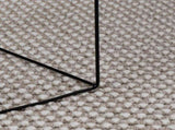 Area Rugs Round LUGO Cream and Taupe 160 CM Polyester 42022711