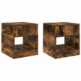 End Table 2 pcs Smoked Oak 40.5 x 40 x 45 cm Engineered Wood 890921