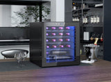 20 Bottle 5-18&degC Countertop Wine Fridge - Black T3398P328271