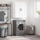 Wall Mounted Cabinet White 69.5x34x90 cm Engineered Wood 830372