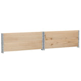 Pallet Collars 2 pcs 100x100 cm Solid Wood Pine 4010289