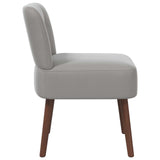 Slipper Chair Light Grey Velvet 42050512