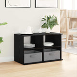TV stand with Drawer Black Oak 79 x 40 x 48 cm 8000461